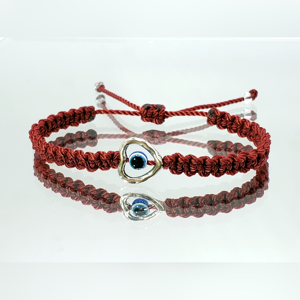 Evil eye protection bracelet beautiful braided wristband evil eye charm